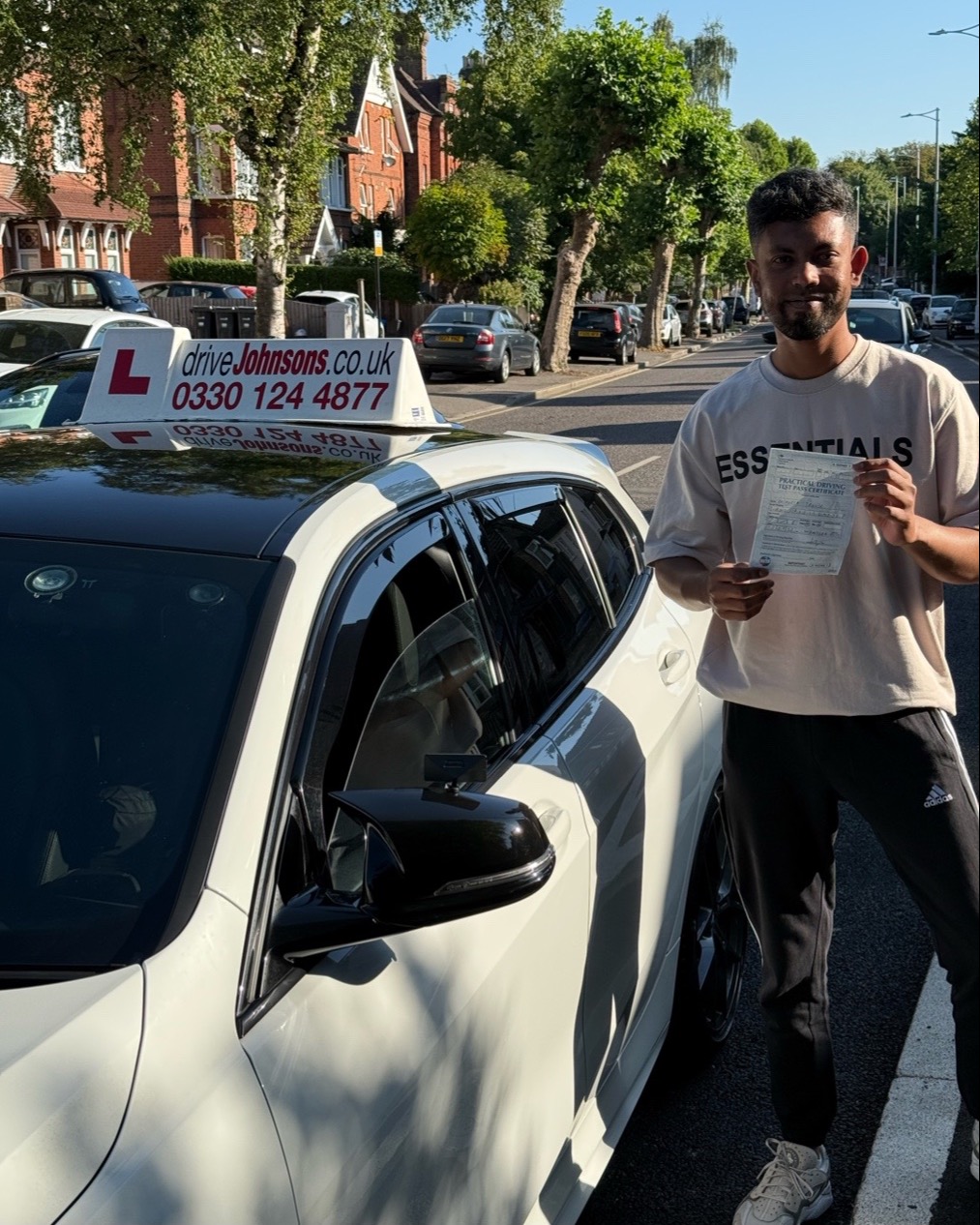 Mianded Tanvir driving test pass photo of Mianded Tanvir