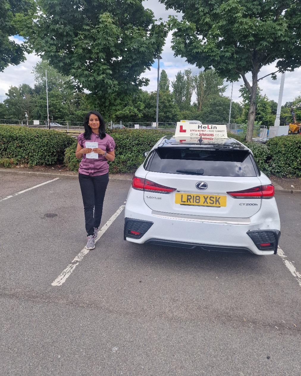 Shafy Raim driving test pass photo of Shafy Raim