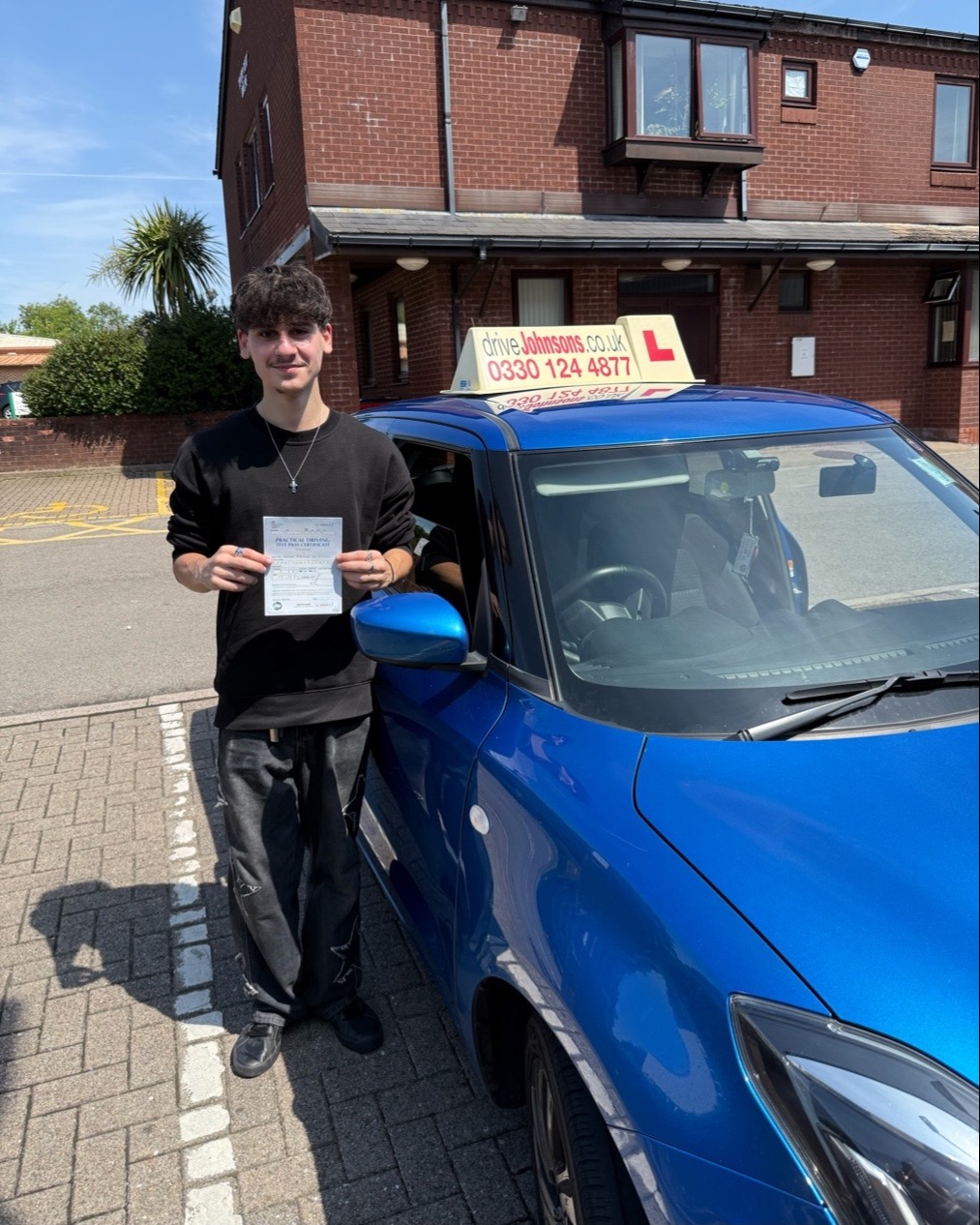 Marinos Demetriou driving test pass photo of Marinos Demetriou