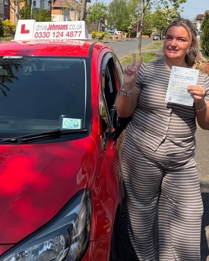 driving test pass photo of Ruby Vousden