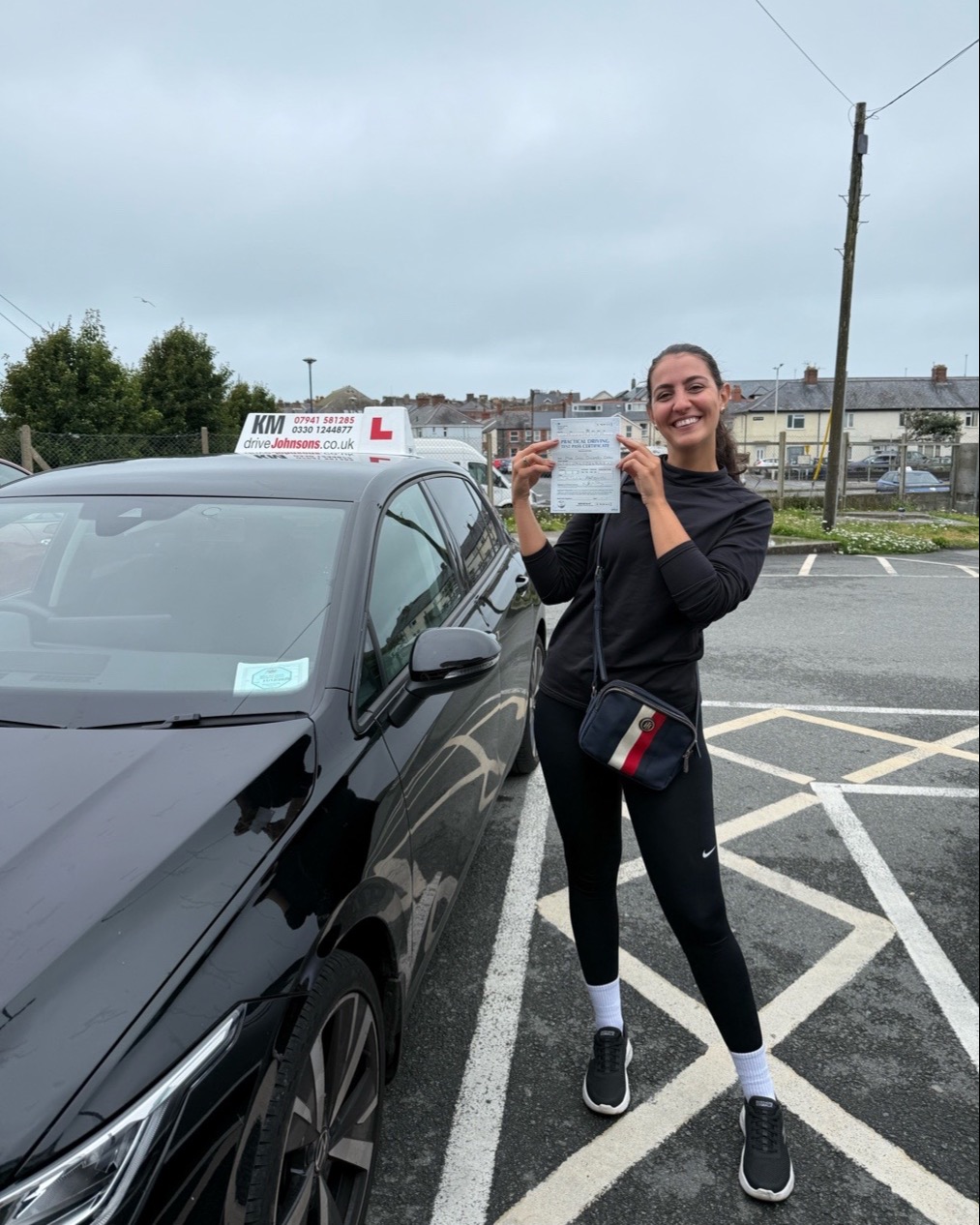 driving test pass photo of Sara Costa