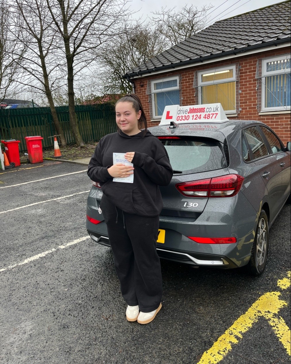 driving test pass photo of Maya Rumens