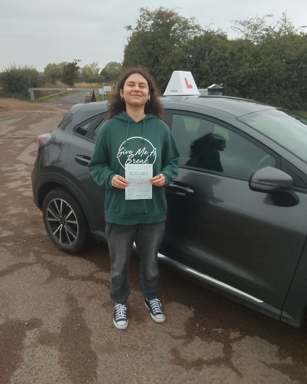 driving test pass photo of Amel
