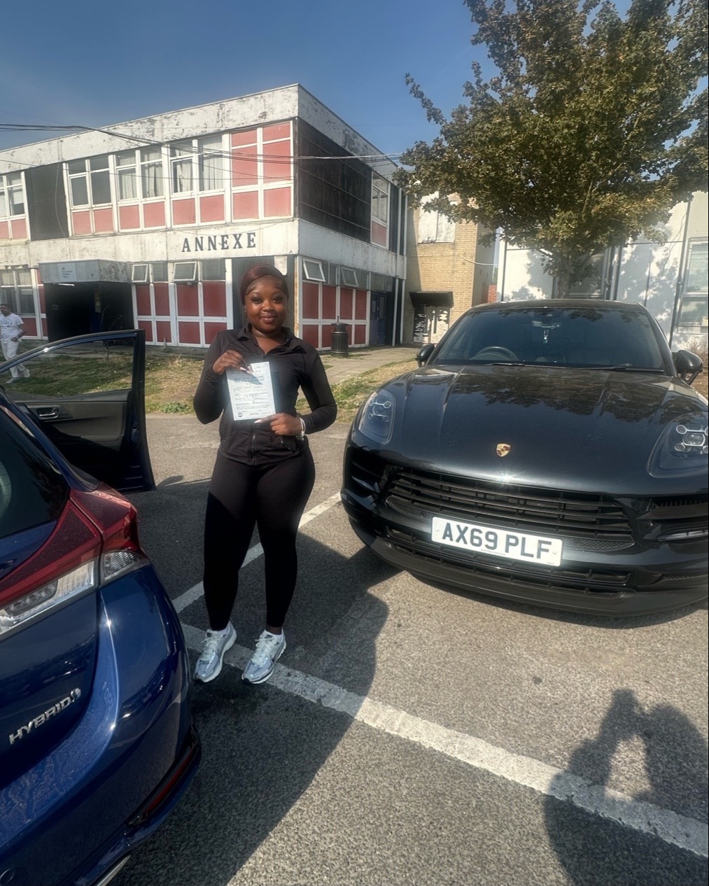 driving test pass photo of Nana Duodu