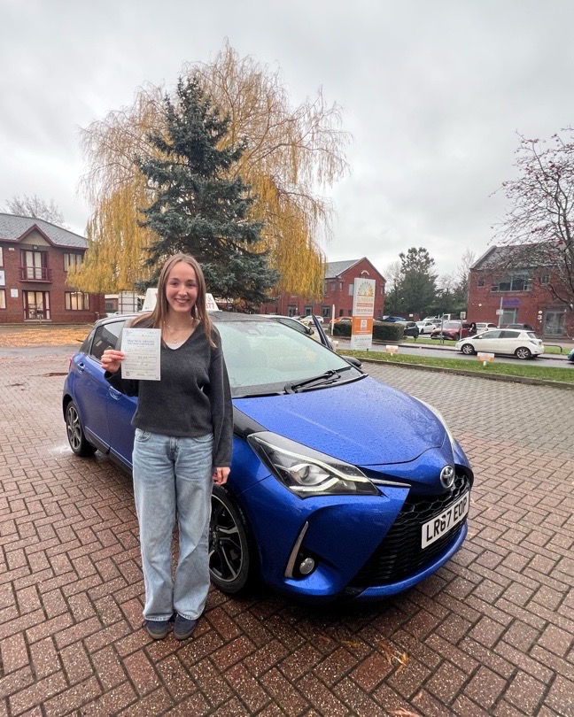 driving test pass photo of Dalma Csernus