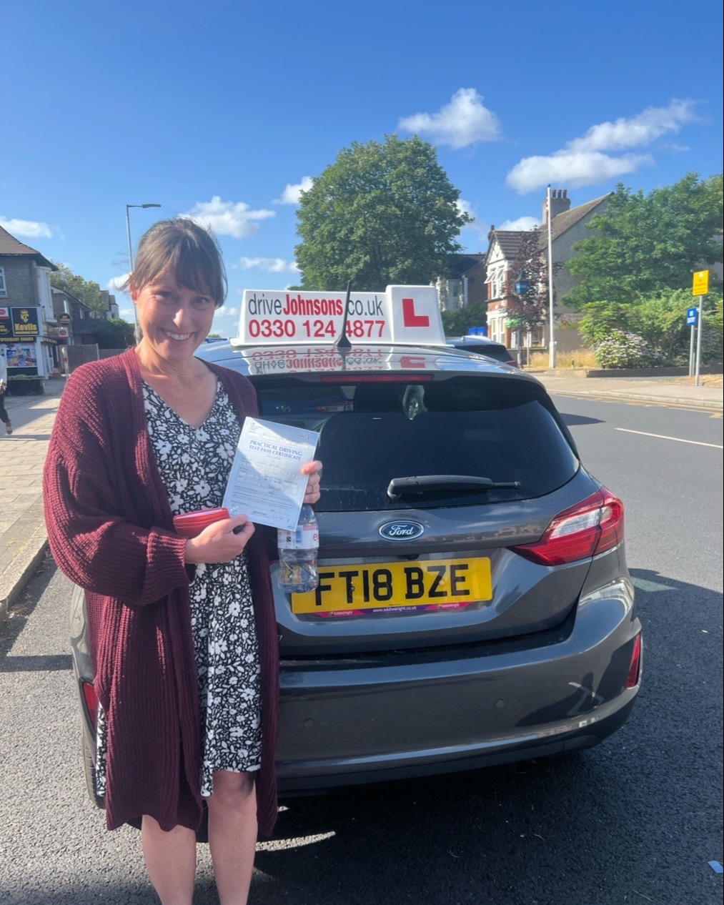 Clair Meikle driving test pass photo of Clair Meikle