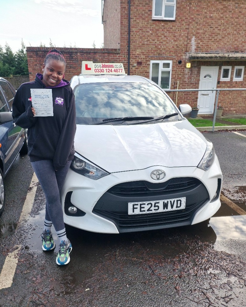 driving test pass photo of Tiwonge Mchere Banda