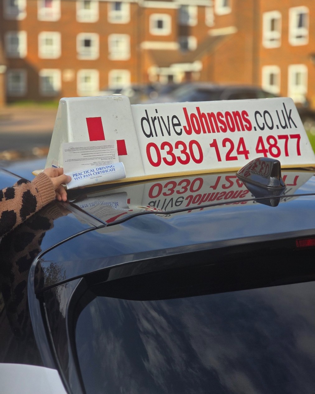 driving test pass photo of Charlii Chappell