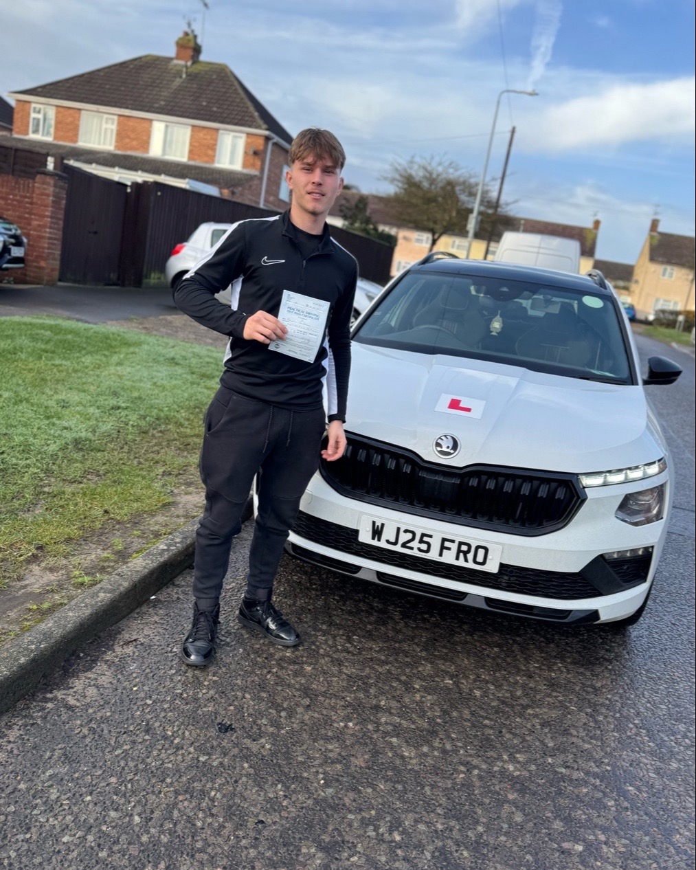 driving test pass photo of Deimis Sinkunas