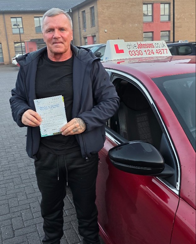 driving test pass photo of David Jackson