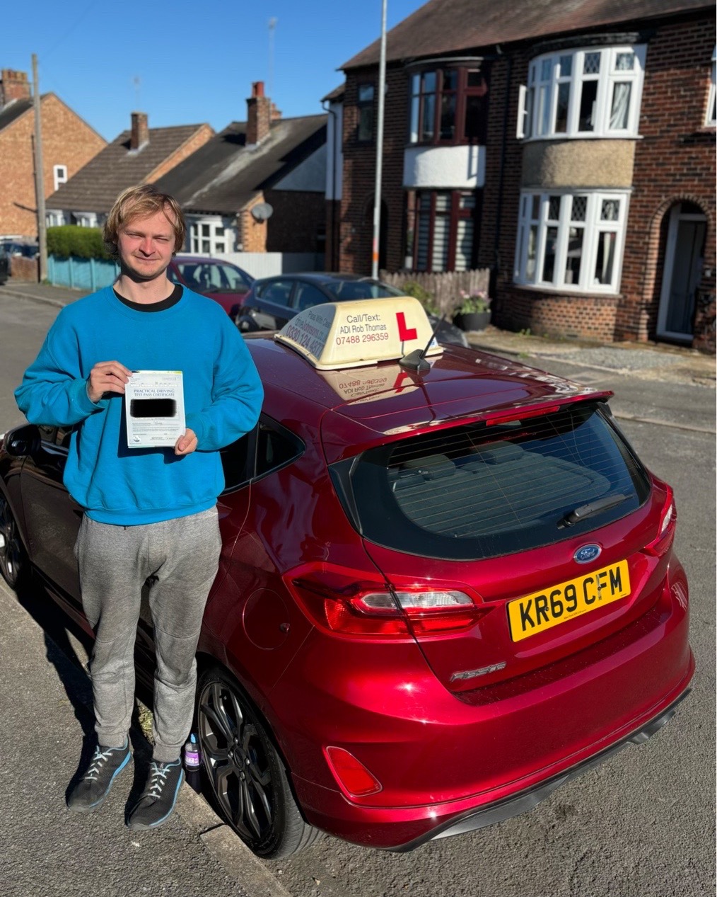 Robbie Ramsbottom Pass Photo