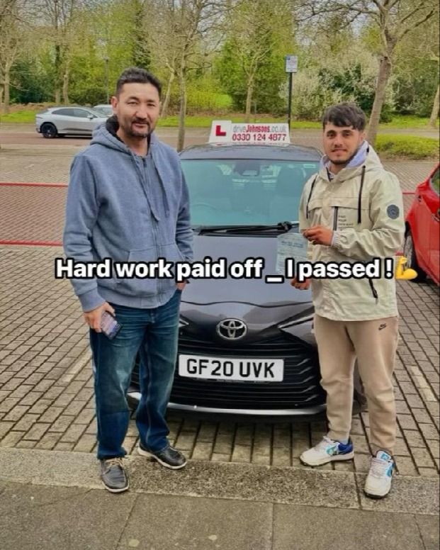 driving test pass photo of JAVID ORYAKHIL