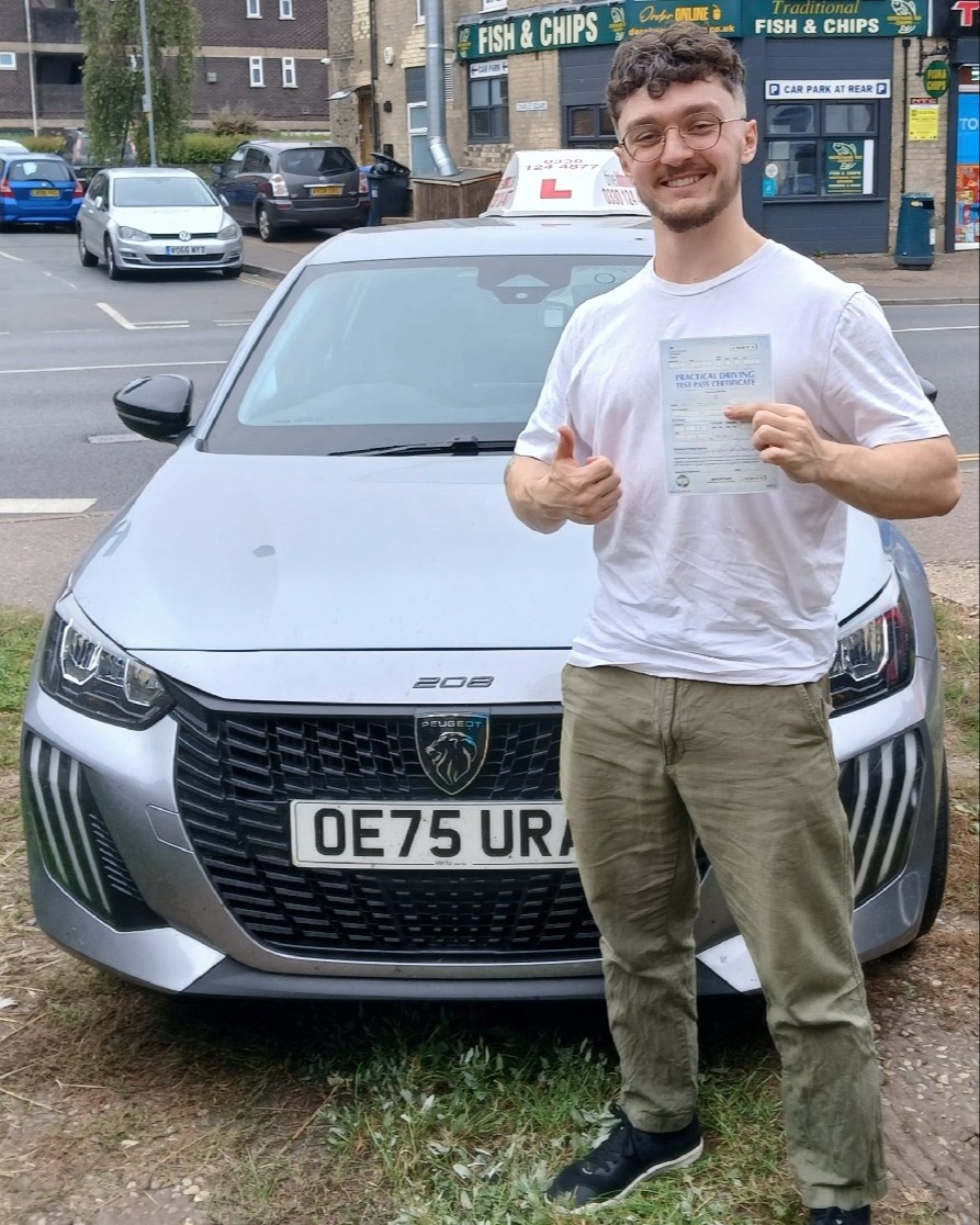 driving test pass photo of Tyreece-Lee Salkind