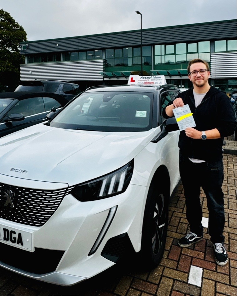driving test pass photo of Jamie Mcluskie