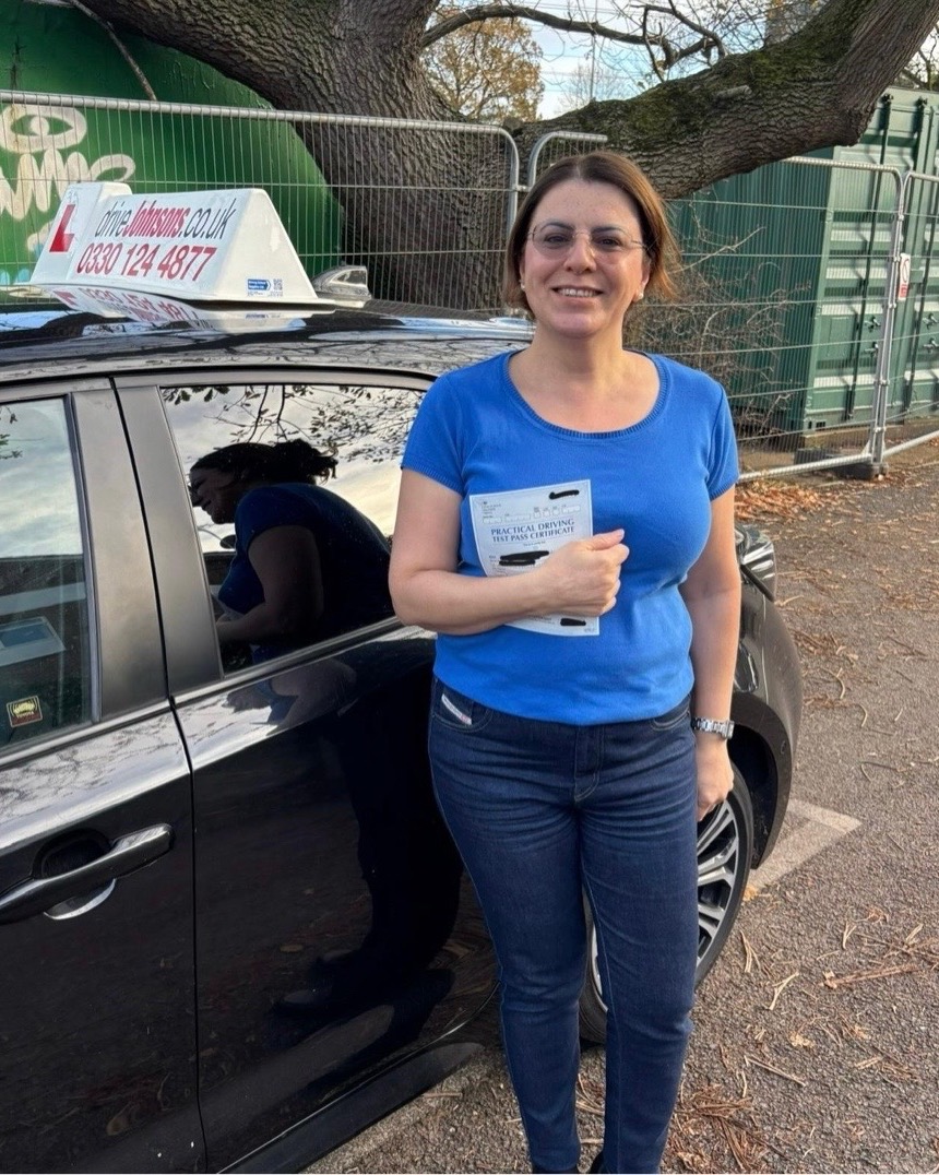 driving test pass photo of Lidya Dawodi