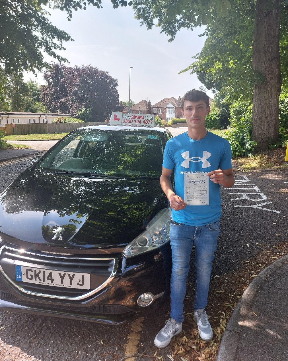 Ricky Stephen Oakes driving test pass photo of Ricky Stephen Oakes