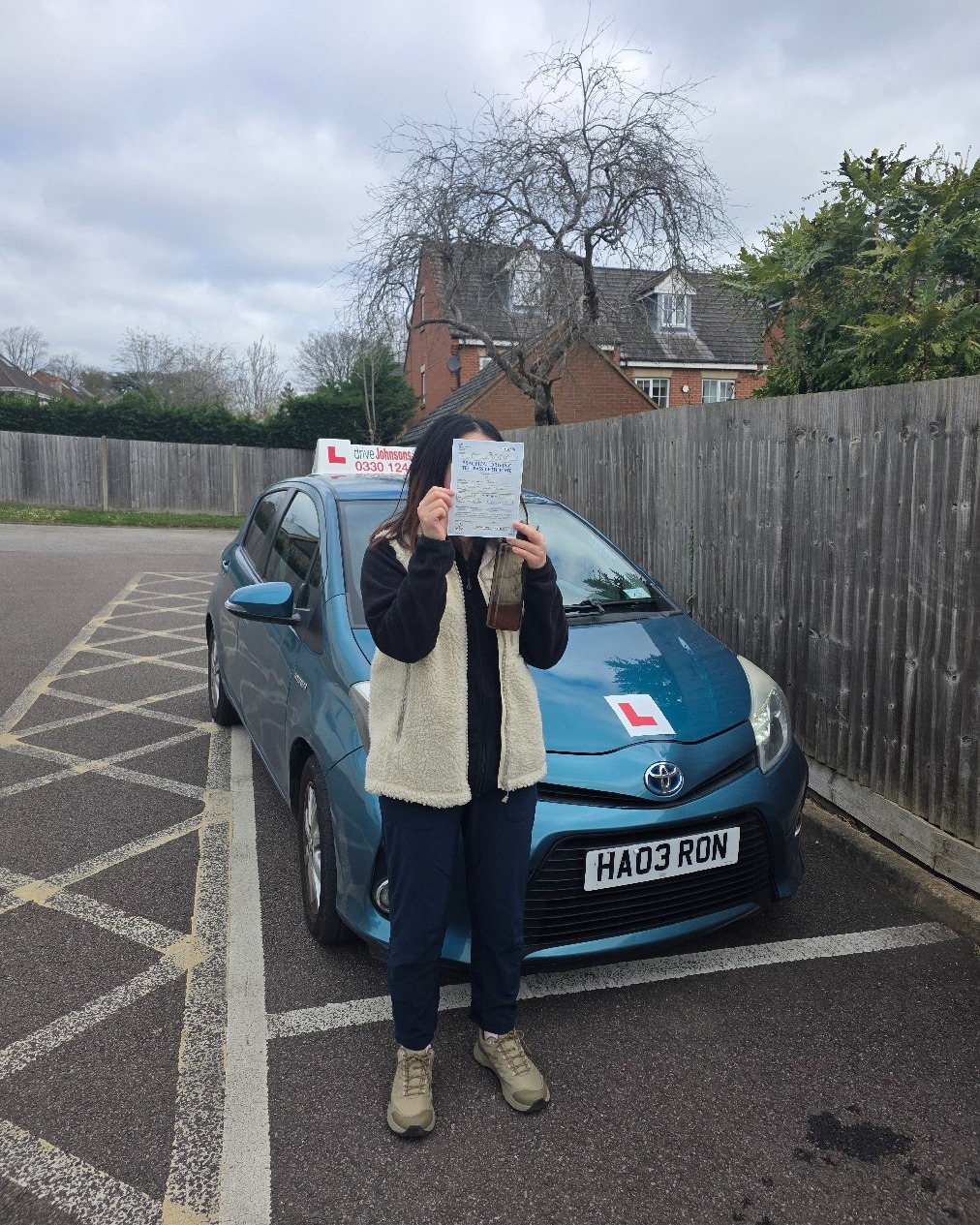 driving test pass photo of Minyu Yang