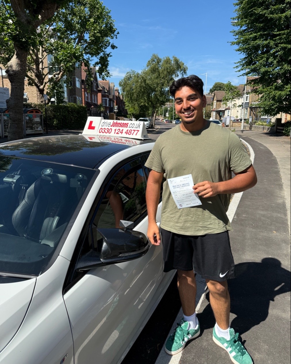 Kaisaan Ramsey driving test pass photo of Kaisaan Ramsey