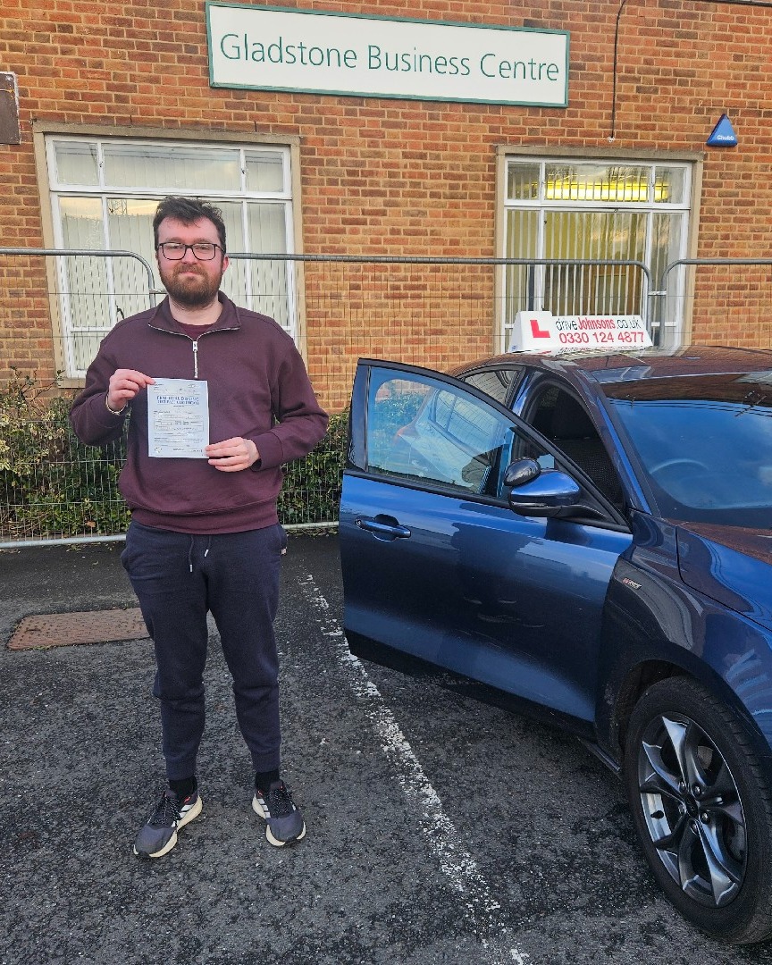 driving test pass photo of Conor Denby