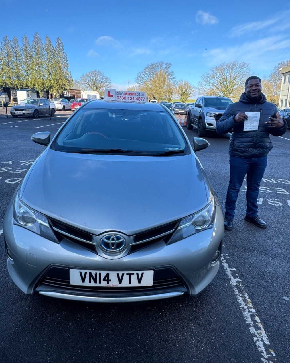 driving test pass photo of Glenville Bulgin