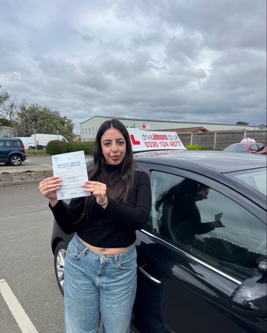 driving test pass photo of Melissa Ceneri