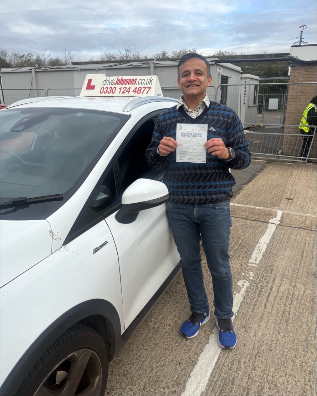 driving test pass photo of Mrinal Bhatnagar