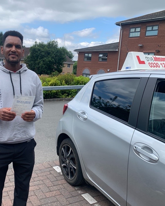 Teklesenbet Tewelde driving test pass photo of Teklesenbet Tewelde