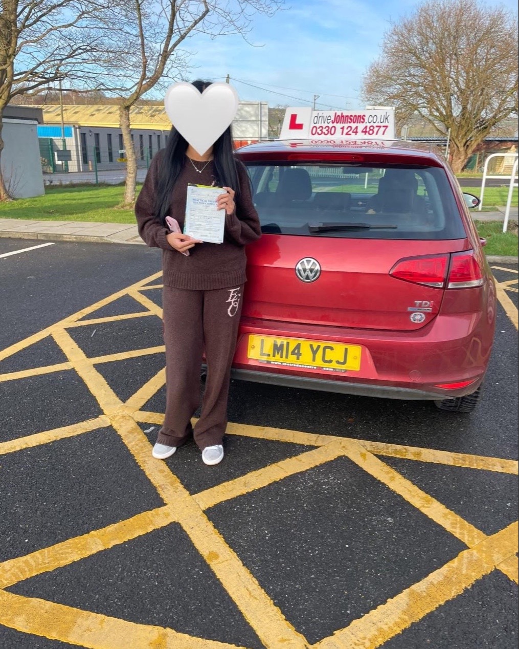 driving test pass photo of Sahar Tariq