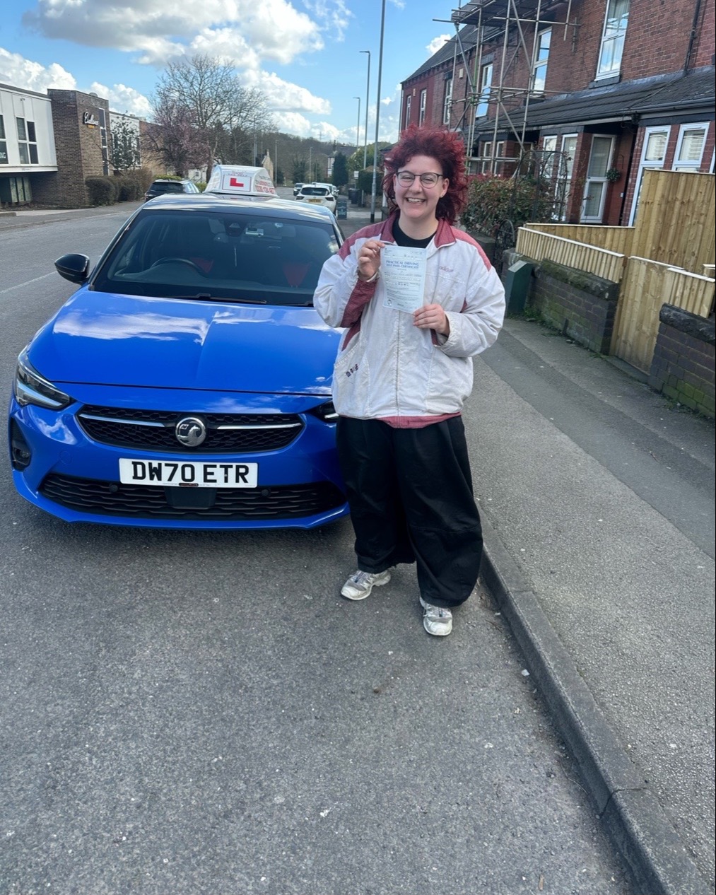 driving test pass photo of Emily Saffron