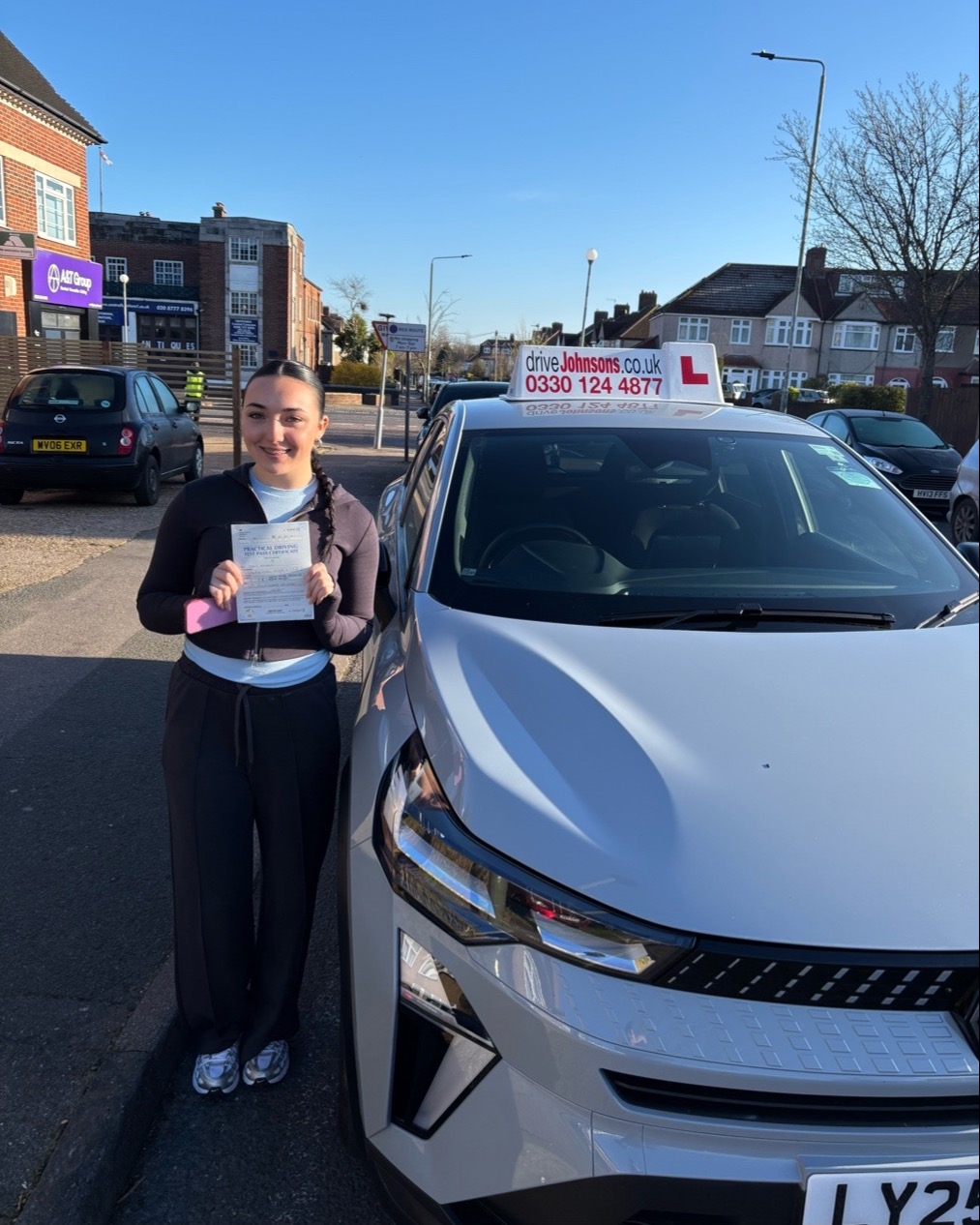 driving test pass photo of Eden Hyland