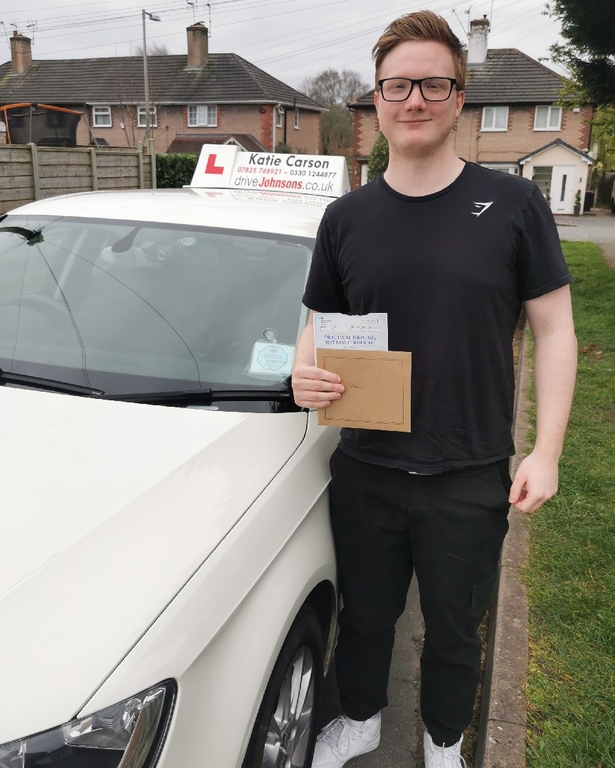 driving test pass photo of Shaun McArdle