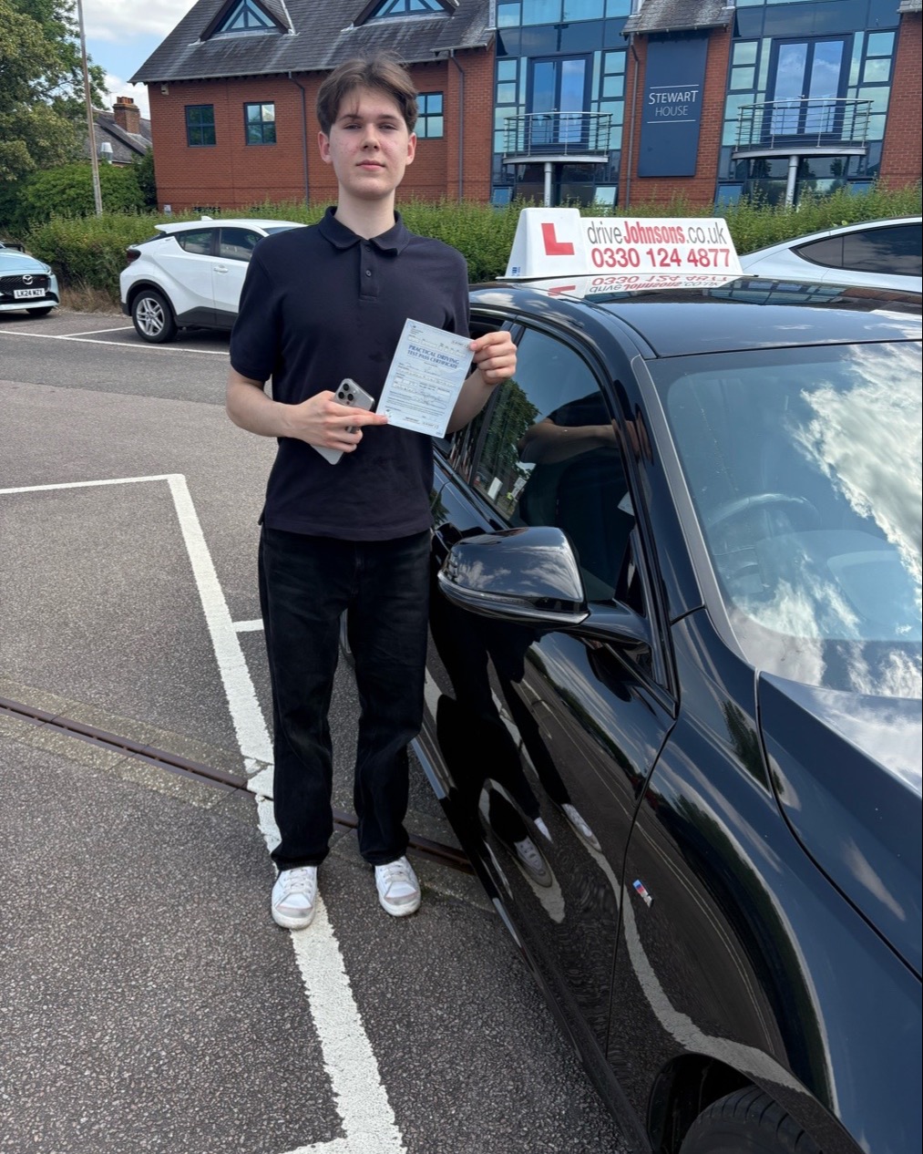 Daniil Koksharov driving test pass photo of Daniil Koksharov