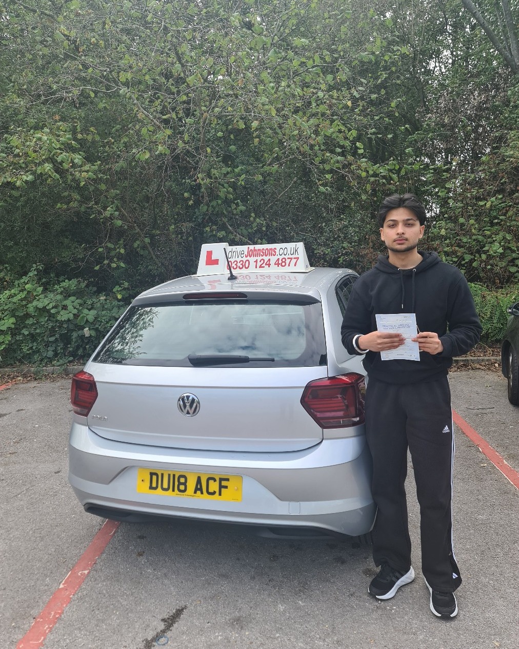 driving test pass photo of Gurjaap Singh