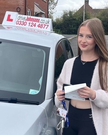 Layla Sillman driving test pass photo of Layla Sillman