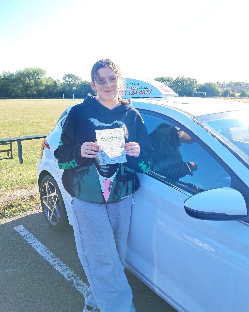 Lucy Wills driving test pass photo of Lucy Wills