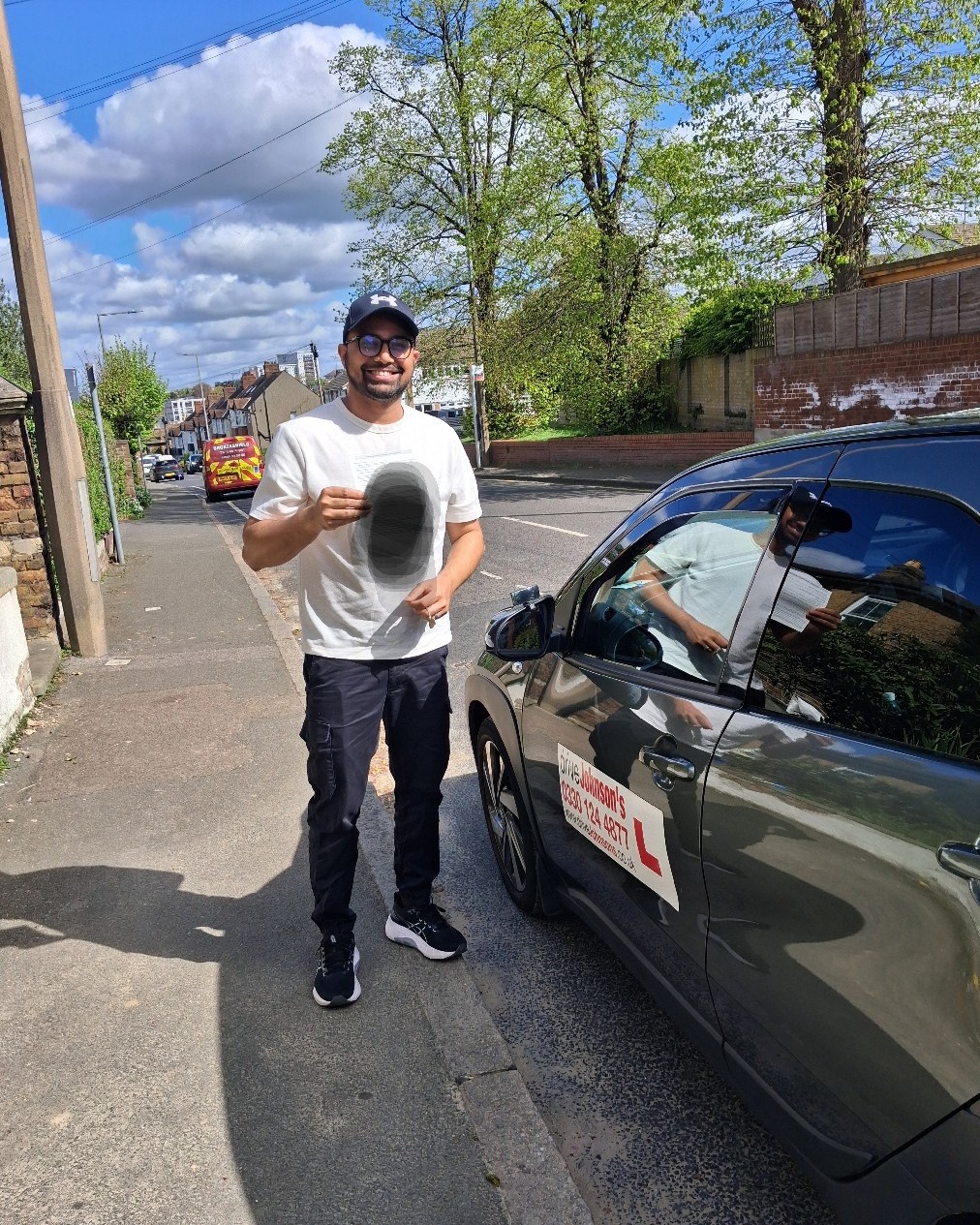 driving test pass photo of Tajbir Islam