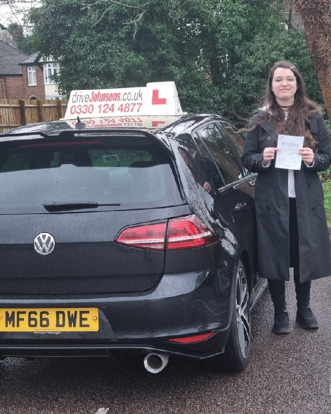 driving test pass photo of Alisa Shulha