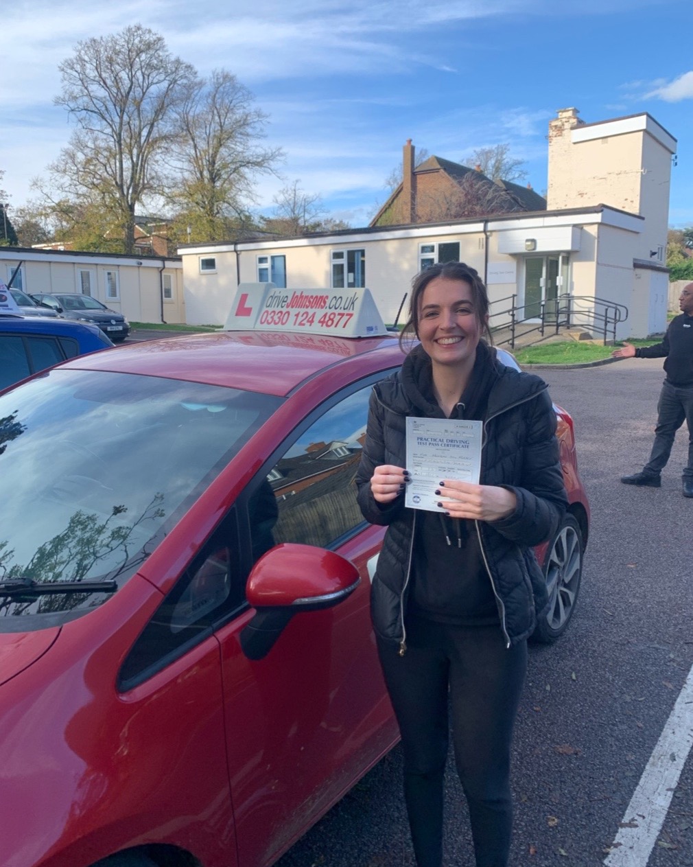 Madison Murphy driving test pass photo of Madison Murphy