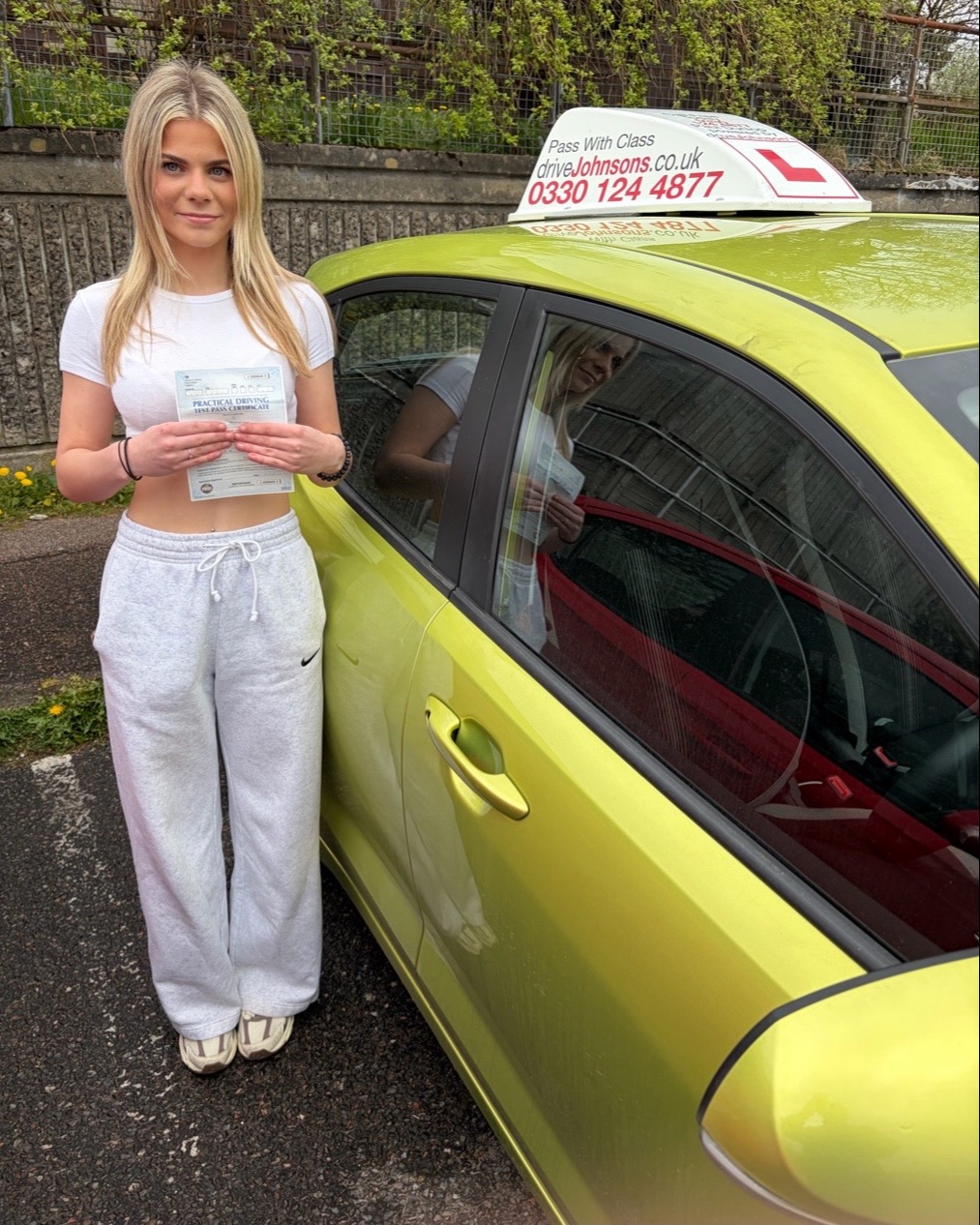 driving test pass photo of Zuza Matuszczak