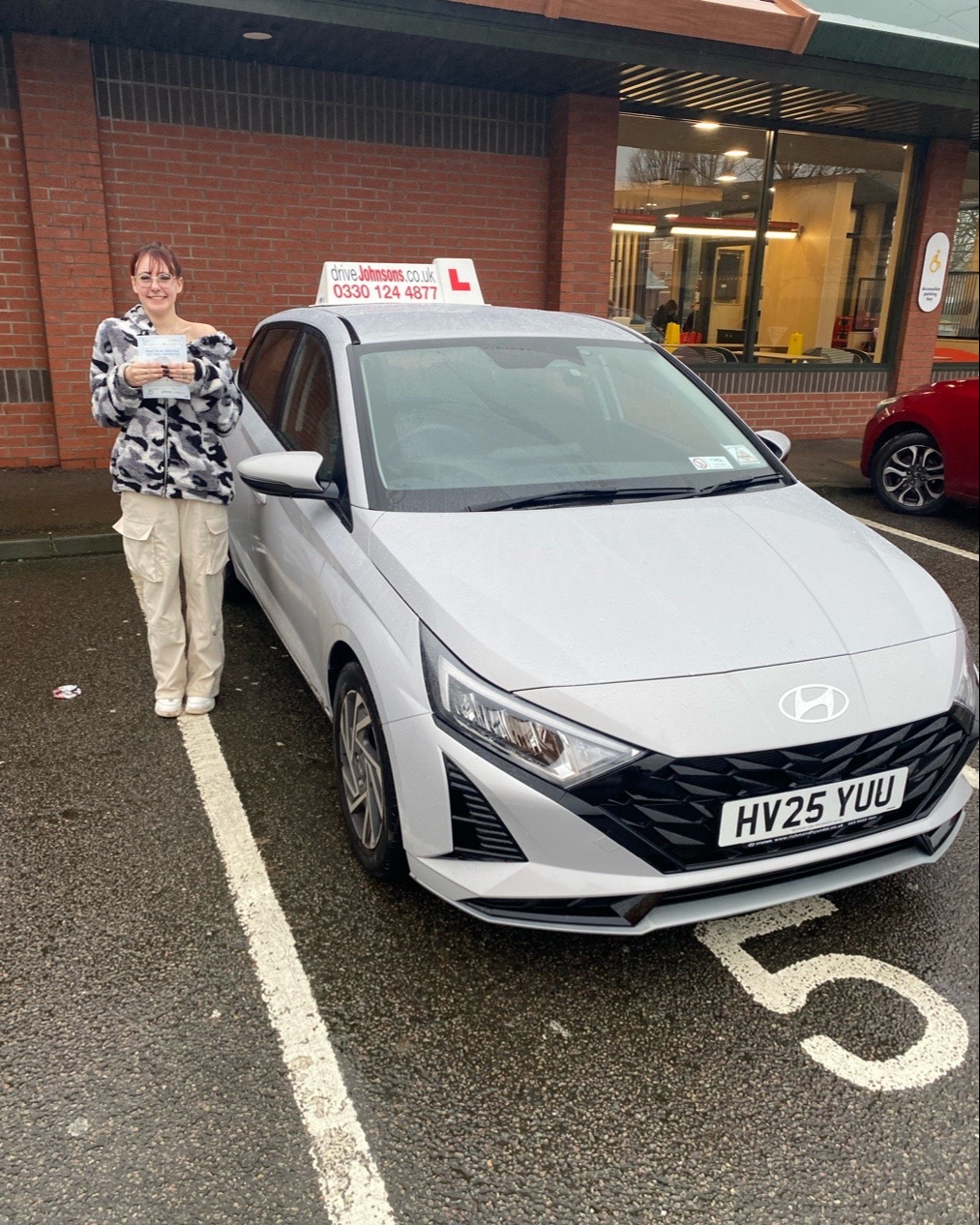 driving test pass photo of Shaye Davis