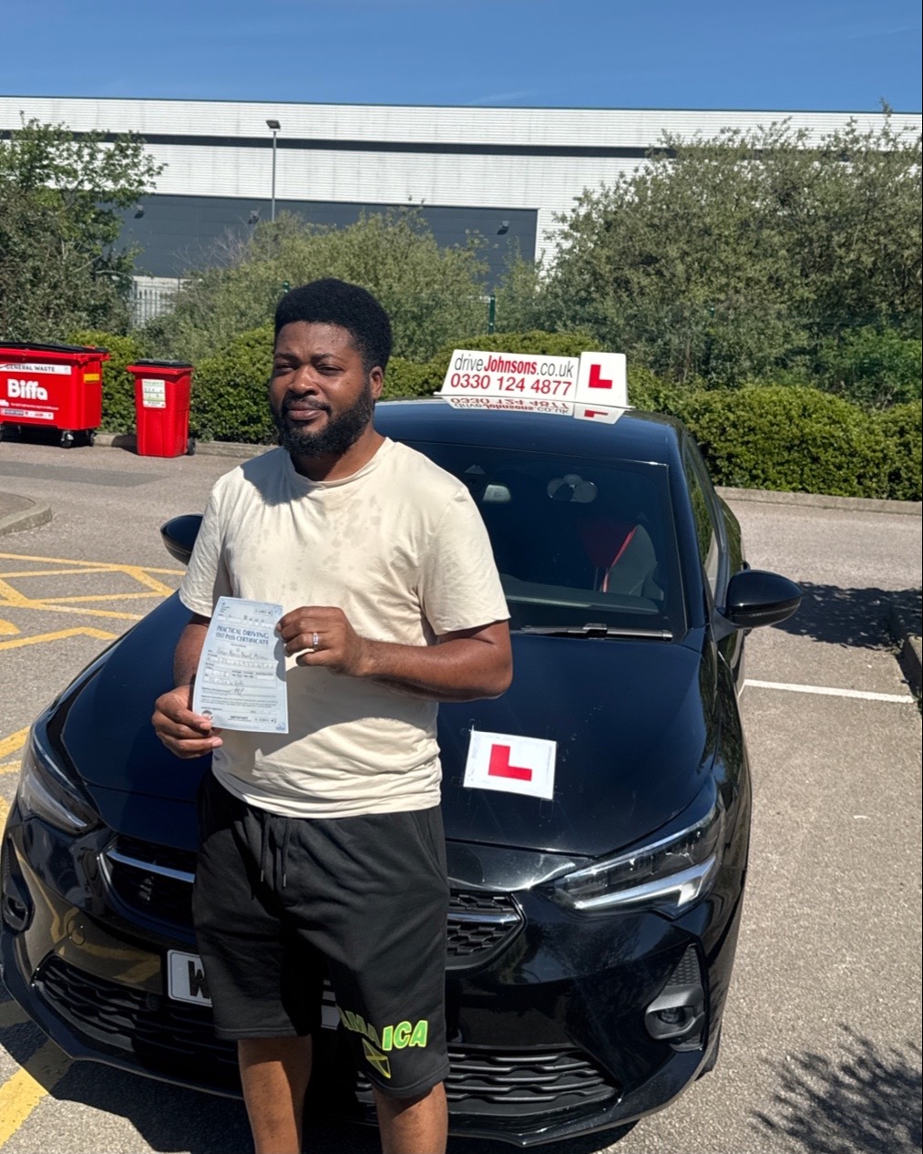 driving test pass photo of Mr Adrian Morris Mclean