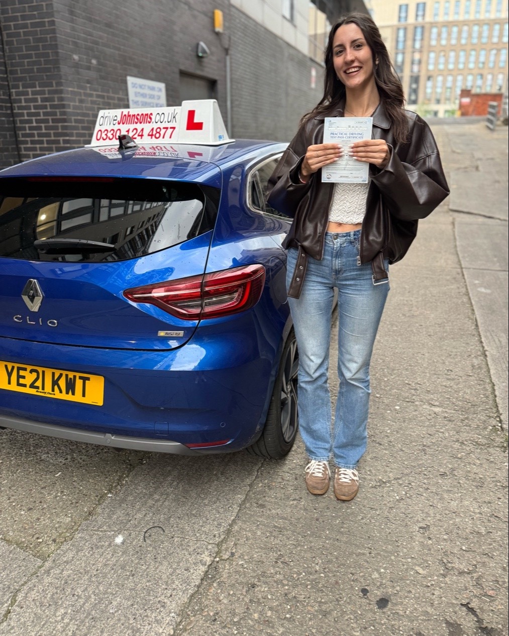 driving test pass photo of Ira Vukovic