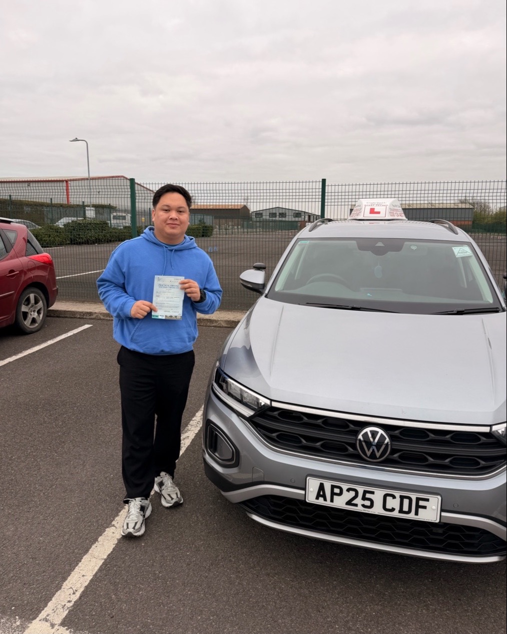 driving test pass photo of Ariel Castillo