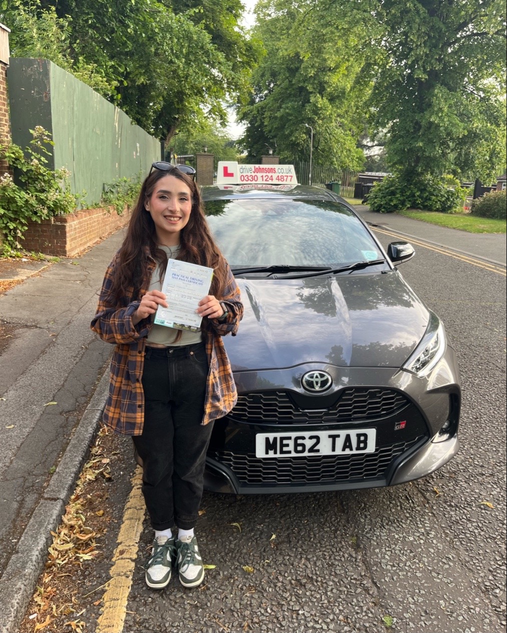 Teresina Iannotta driving test pass photo of Teresina Iannotta