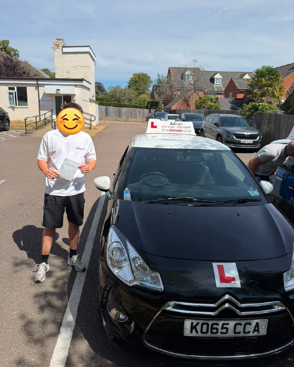 driving test pass photo of Dennie Thirkle