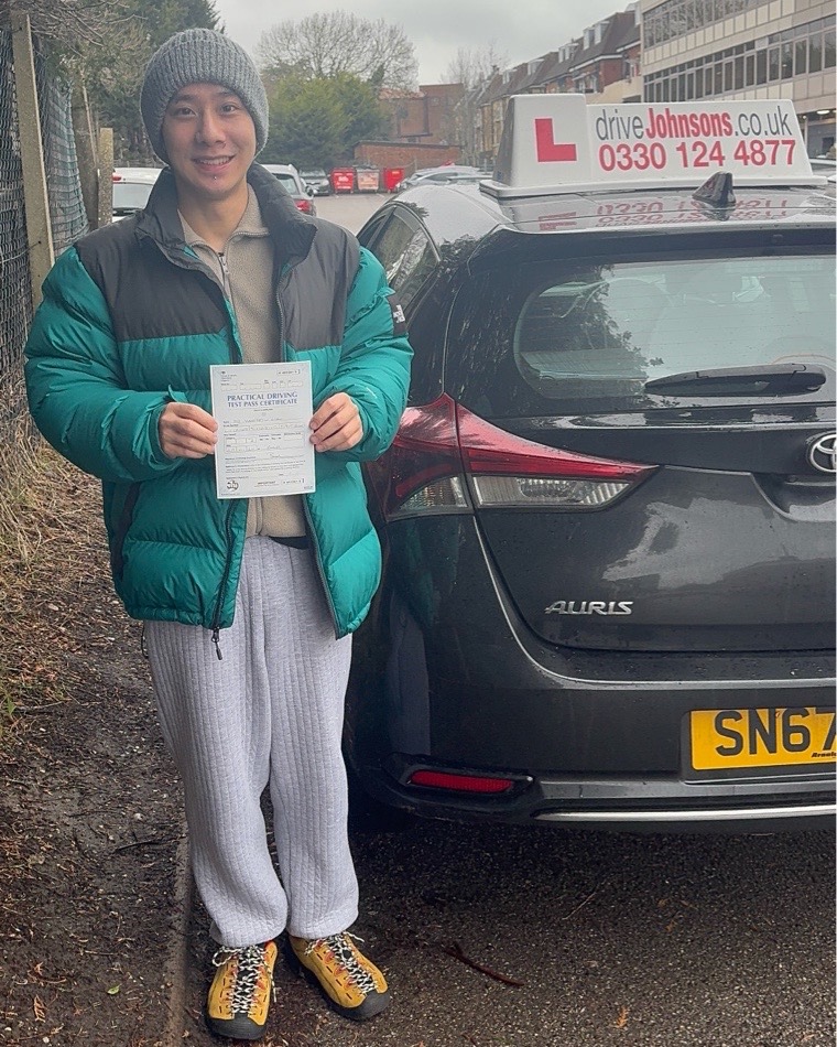 driving test pass photo of Yangzeyu Lian