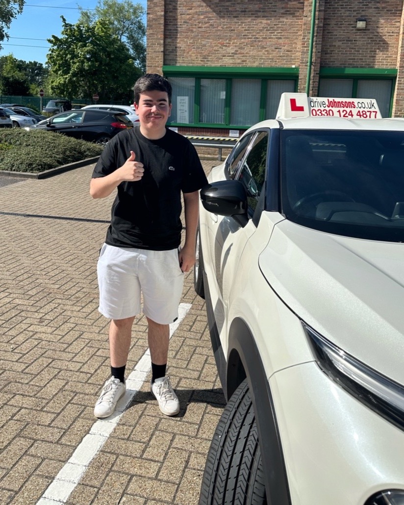 Conor Long driving test pass photo of Conor Long
