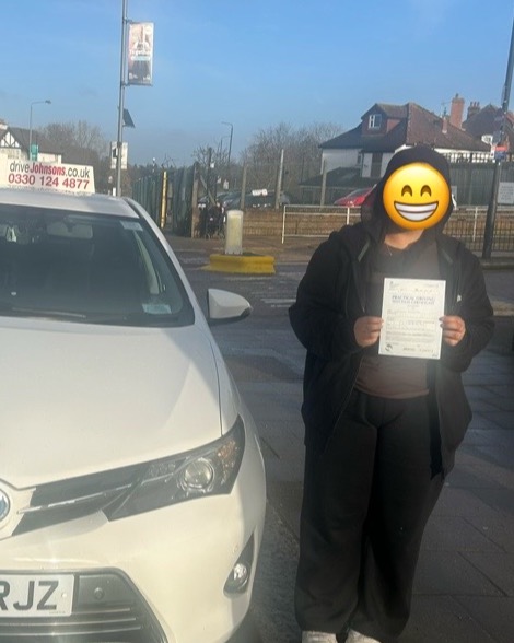 driving test pass photo of Nadiyah Khan
