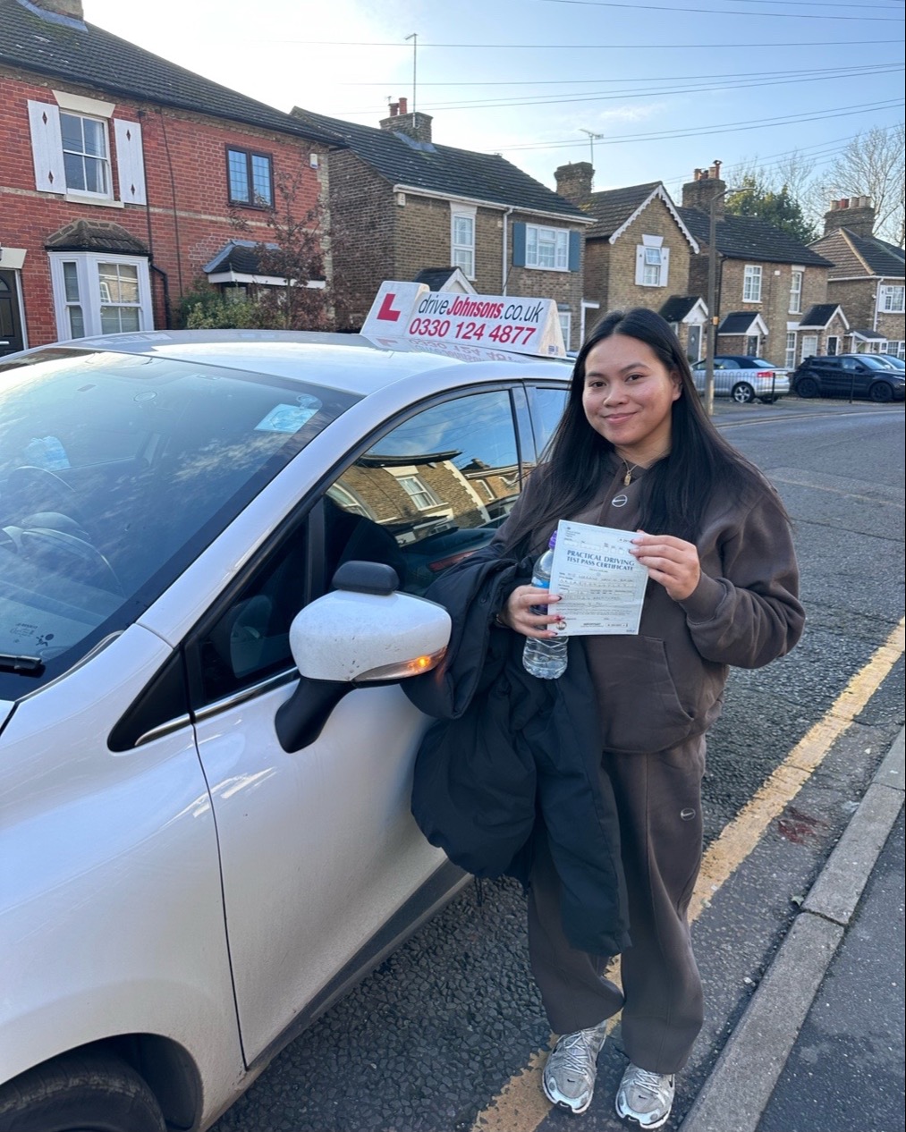 driving test pass photo of Lorraine Basa