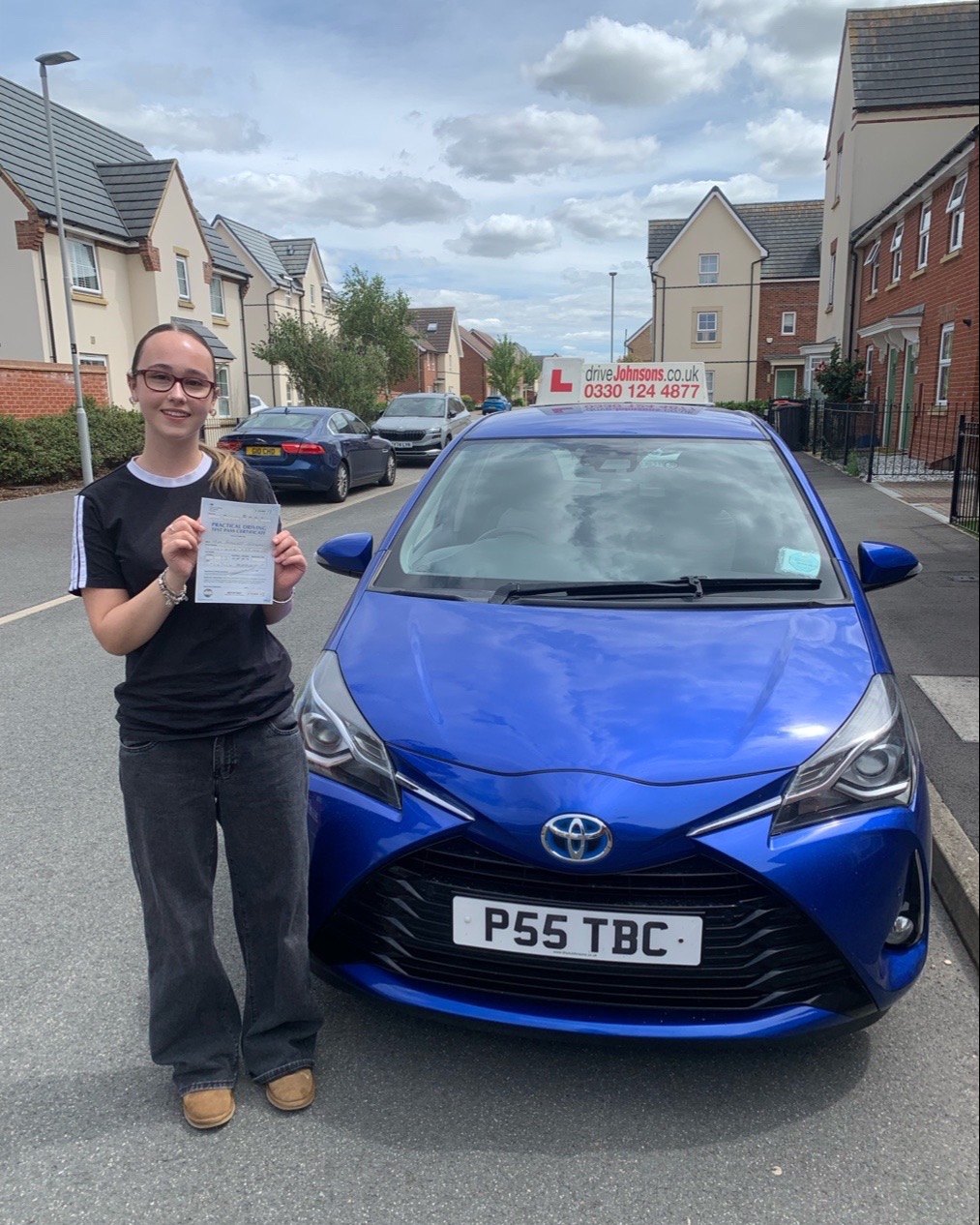driving test pass photo of Scarlett Gilligan